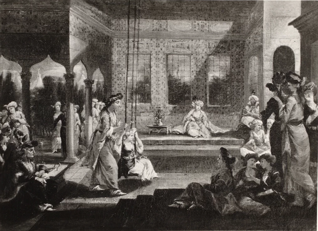 L'altalena delle odalische nel cortile del serraglio - Bergamo